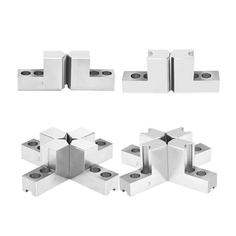 液压二爪四爪卡盘L型台阶软w爪孔位后移5寸6寸8寸10寸可撑夹外圆