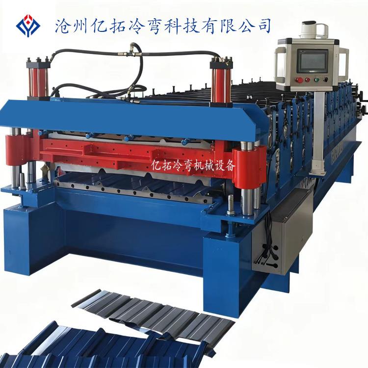 4封860彩钢瓦设备900型双层机器一机两用压瓦机设备可按型号制作