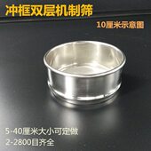 2800目10cm冲框过滤筛实验筛标准分样筛土壤筛机制 包邮