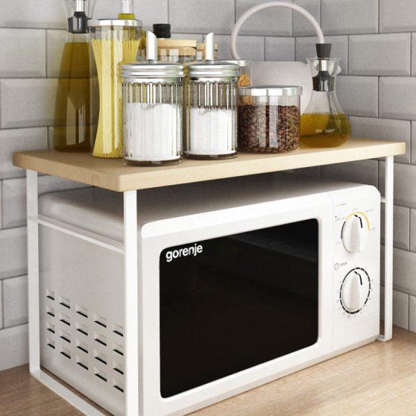 微波炉置物架厨房台面桌面电烤箱支架家用加多功能双层分层架子,厨房/烹饪用具,微波炉置物架,淘宝优惠券,粉丝福利购,淘宝优惠卷