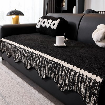 真皮专用沙发垫子20p25新款四季通用轻奢高级感防滑坐垫套罩巾盖