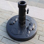 户外太阳伞底座金属遮阳伞底座伞座 灌水泥加厚底座 大伞户外水泥