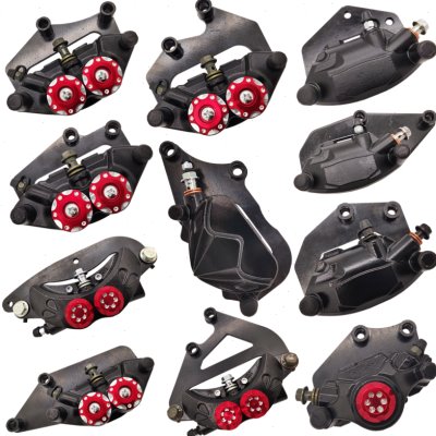 小龟王迅鹰小猴子电动车前刹下泵反刹下泵内刹泵满盘碟刹泵铝轮圈