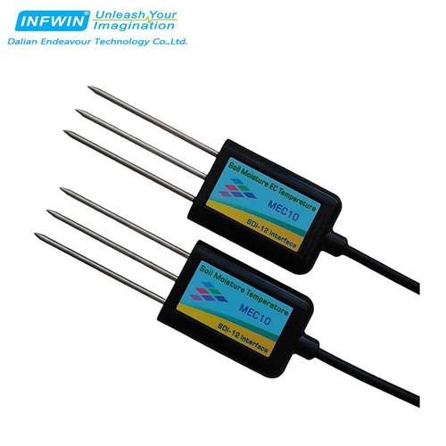 土壤温湿度电导率传感器SDI-12输出兼容5TE/5TM/Teros11/Teros12
