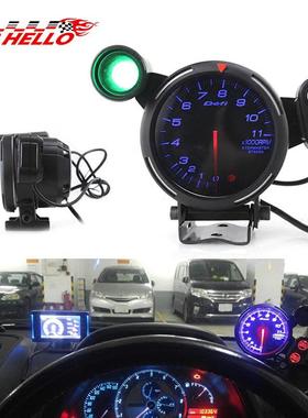 汽车转速表改装通用指针式12V仪表带报警换档提示defi赛车专用