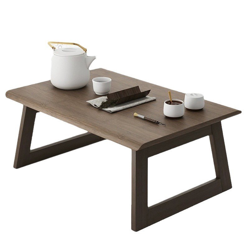 定制家用折叠缥缈茶几实木桌客厅饭桌H简约创意餐桌折叠桌小茶几