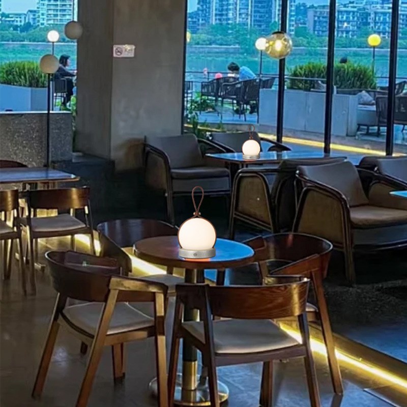 户外露营手提式小夜n灯USB充电触摸感应开关房间床头灯卧室氛围灯