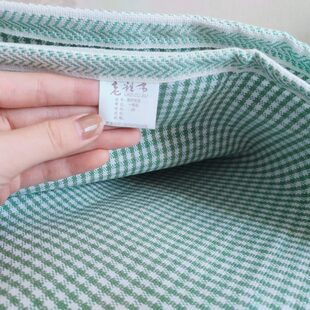 定制全棉加厚粗布布料色织双面褥单凉席床单床笠沙发垫沙发笠炕单