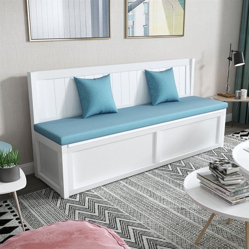 实木卡座沙发简约家用储物柜小户型餐厅桌椅R沙发转角L型组合