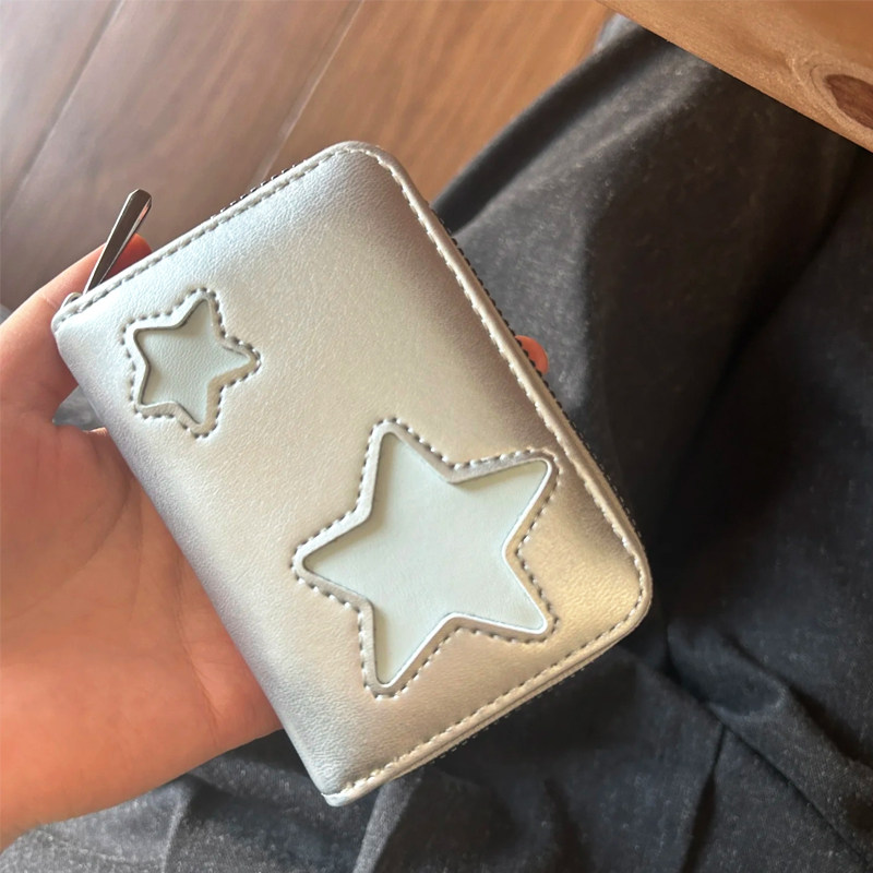 星星卡包女款妈妈韩版特色多卡位证件包精致大容量小钱夹零钱包