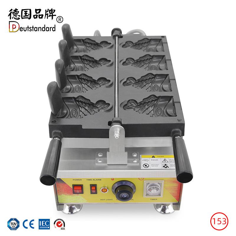 电热鲷鱼烧机开口冰淇淋鲷鱼烧单头五谷鱼饼商用设备NP-153