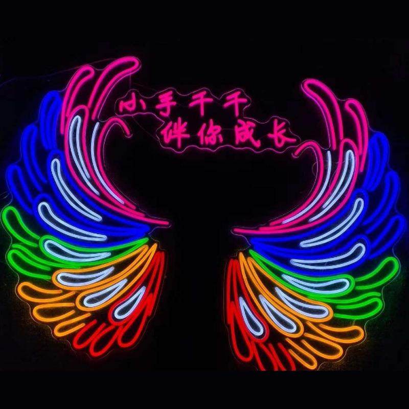 2020第三代分离式LED霓虹灯发光字发光软灯带创意造型广告招牌字