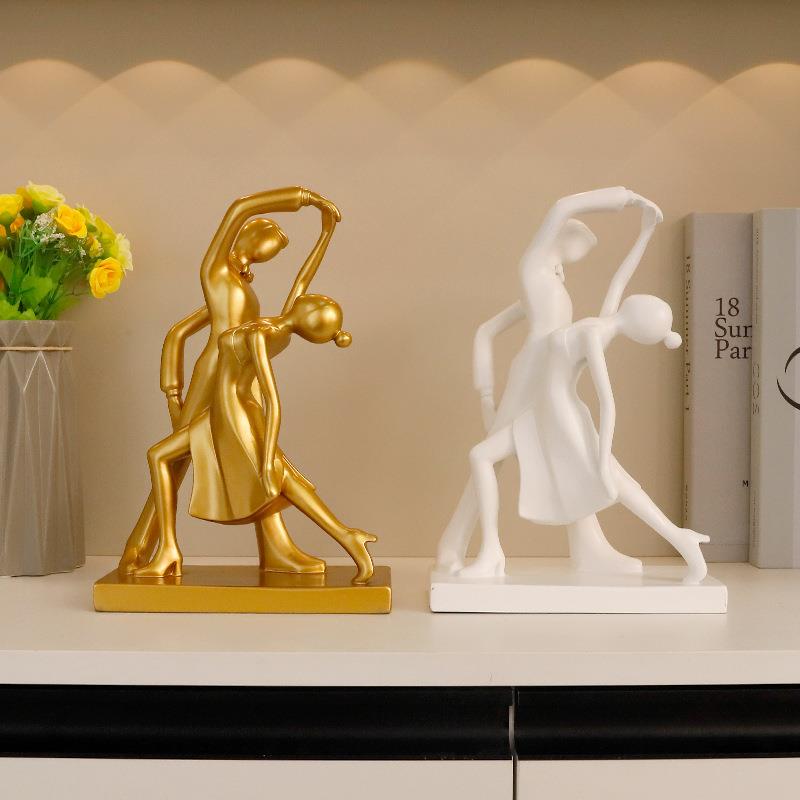 创意轻奢文艺少女摆件酒柜装饰品客厅书柜电视柜现代简约家居摆件