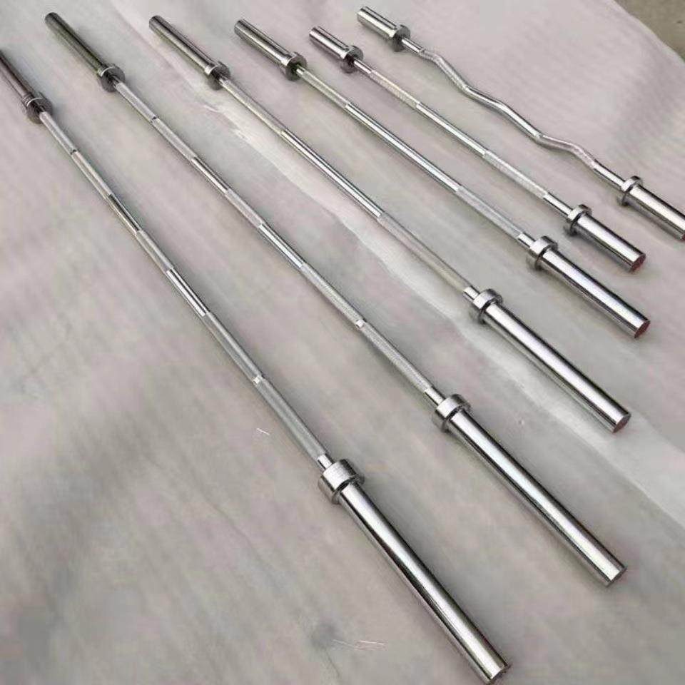 商用健身器材杠铃片举重杠铃杆哑铃杆奥杆杆子卧推硬拉杆杠铃杆