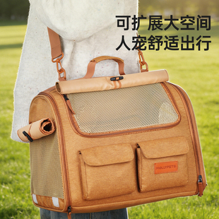猫包外出便携猫咪背包单肩可拓展轻便透气社会化大容量宠物手提包