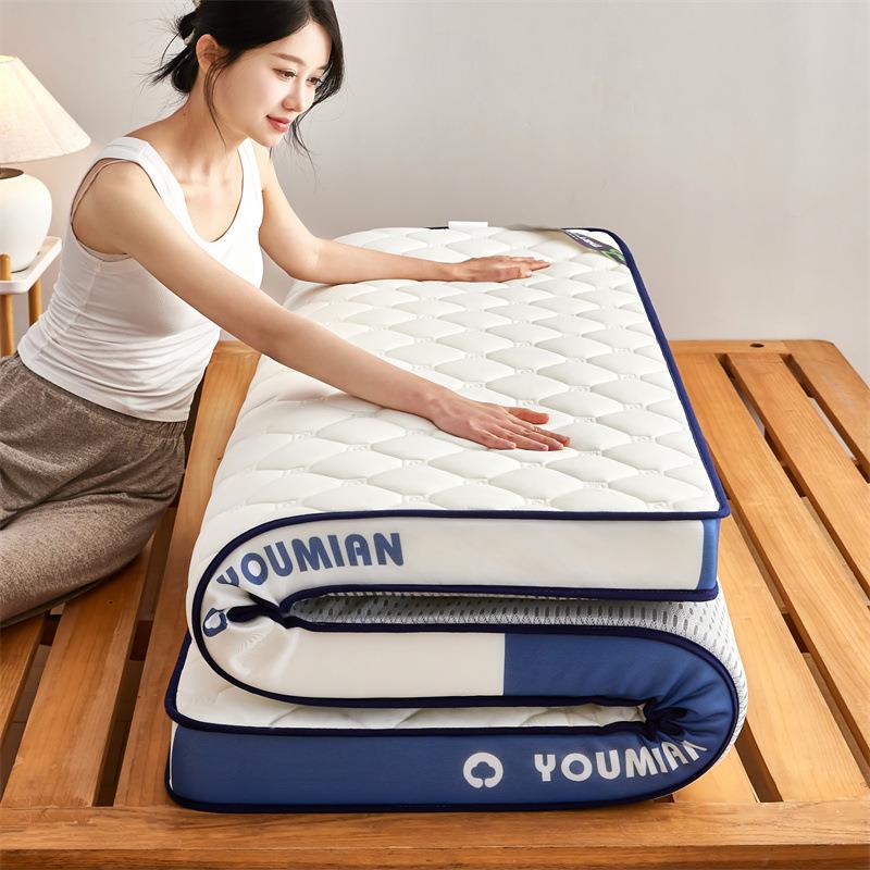 乳胶记忆棉家用卧室床垫子学生宿舍单人榻榻米海绵软垫褥90x200cm