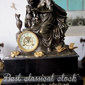 座钟 欧式 古典机械挂钟 老式 仿古 全铜母子钟 上弦钟表 仿古钟表