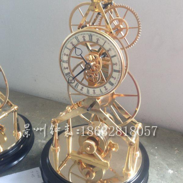 骨架钟表 老式纯铜 仿古镀金机械座钟 仿老钟表回流 道具 样板间,家居饰品,座钟,淘宝优惠券,粉丝福利购,淘宝优惠卷