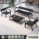 网红办公沙发商务接待会客厅双人小户型办公室P简易等候椅新款 铁