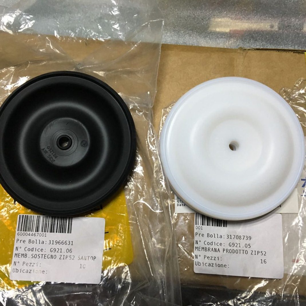 瓦格纳尔ZIP52隔膜泵膜片白色黑色液体空气侧隔膜G921.06 G921.05