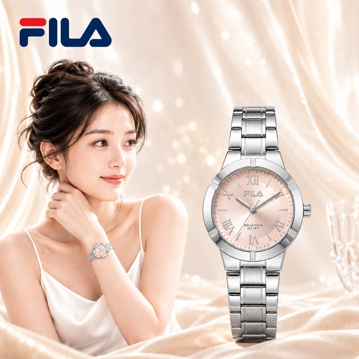FILA斐乐女士手表轻奢高级感欧美腕表