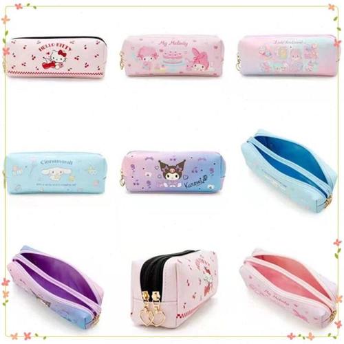 新款美乐蒂大耳狗库洛米笔袋卡通大容量双格小学生笔盒文具收纳袋