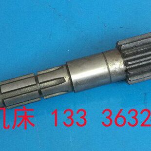 钻床花键齿轮轴配件 Z535立式 大河机床厂Z535立式 钻床水平轴配件