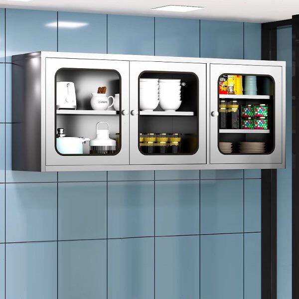 不锈钢厨房吊柜墙壁柜卫生间浴室挂柜墙柜阳台墙上收纳储物柜壁橱