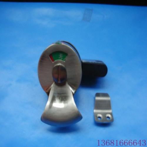 卫生间隔断五金配件 厕所门锁 洗手间有人无人不锈钢指示锁 门扣