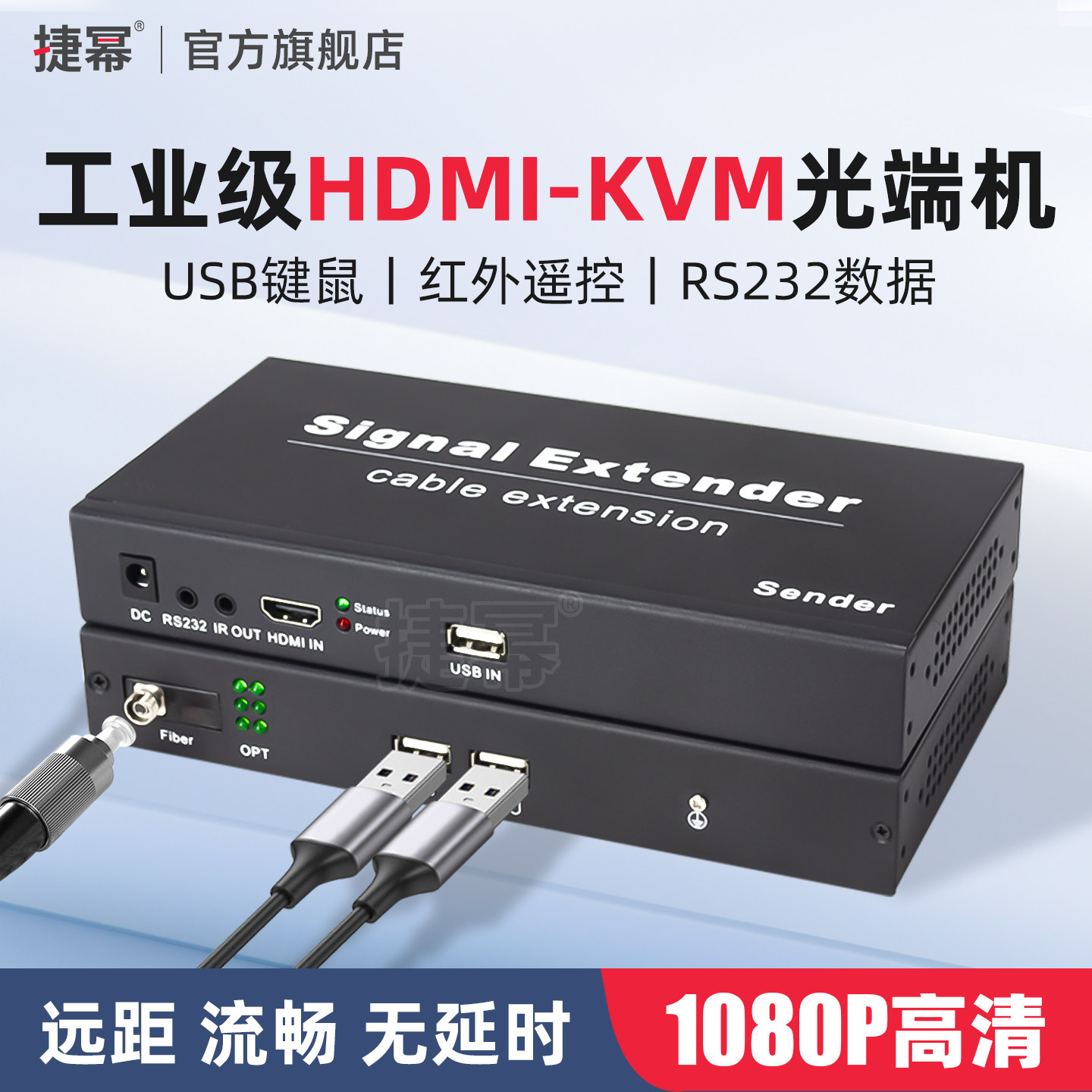 HDMI高清转光纤光端机1080P图片