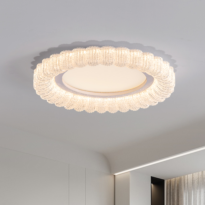 法式轻奢吸顶灯简约现代卧室灯w2025新款创意婚房主卧房间书房灯