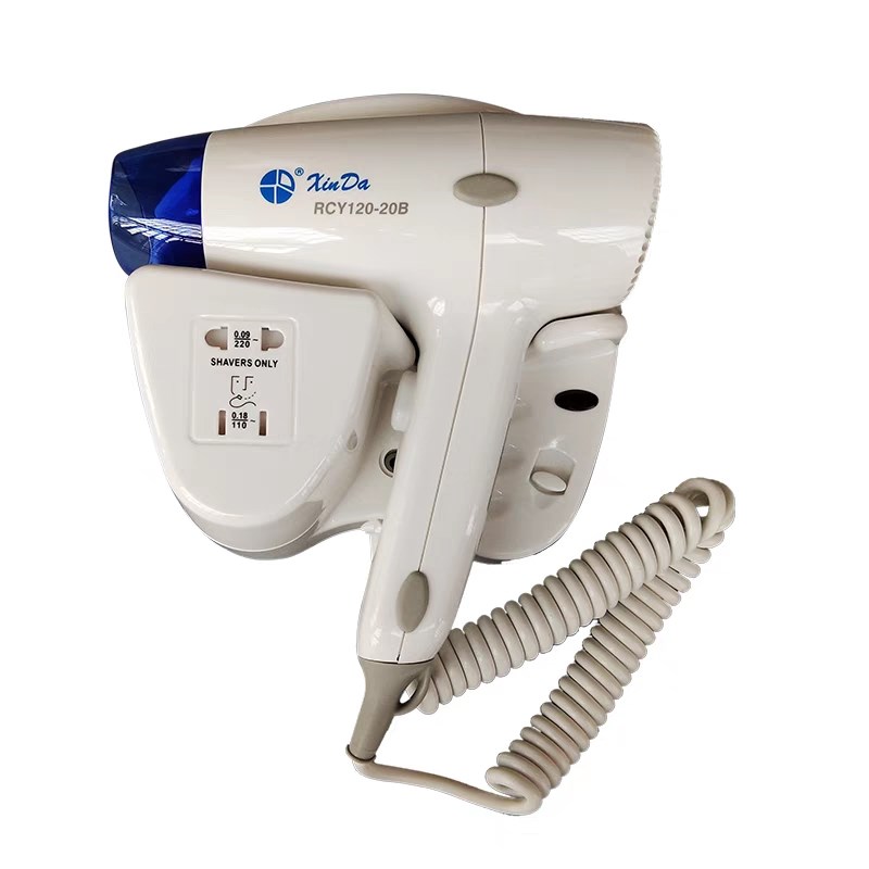 XinDba壁挂式吹风机干发器酒店电吹风RCY120-20B1美发器维也纳酒