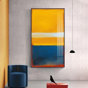 现代抽象大师马克罗斯科油画客厅玄关挂画装饰画过道走廊巨幅壁画