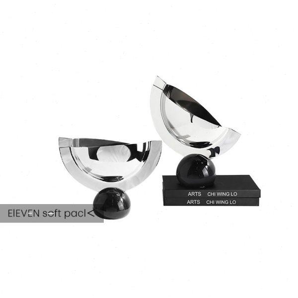 北欧现几何不锈钢花器果托盘摆件样板间客厅酒柜酒店吧玄关花,饰品/流行首饰/时尚饰品新,摆件,淘宝优惠券,粉丝福利购,淘宝优惠卷