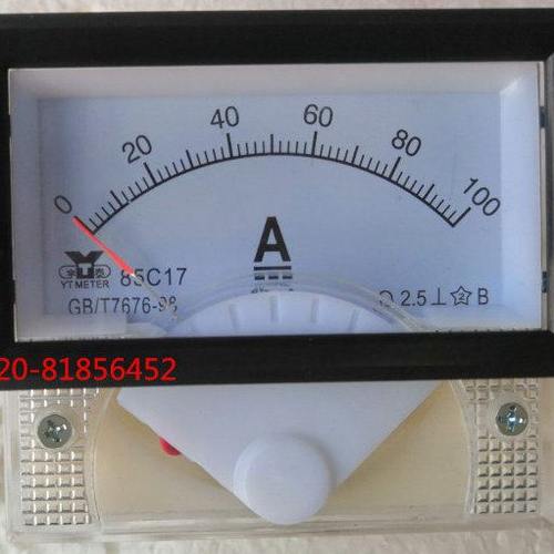 直流电流表85C17-100A 85C17-150A 85C17-200A 75MV 85C17-A安装
