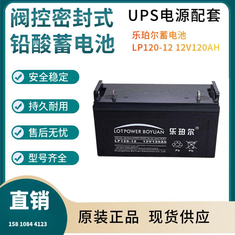 乐珀尔蓄电池LP120-12 12V120AH 发电厂用 船舶发电 船舶照明三年