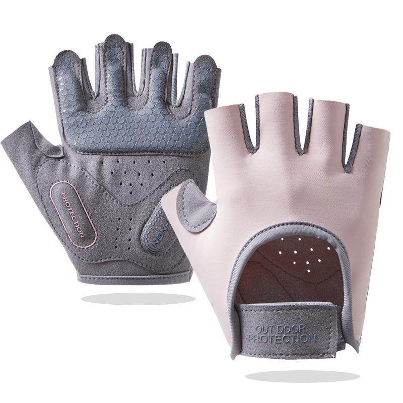 健身防磨手套女器械训练手腕半指男单杠引体向上动感单车骑行运动