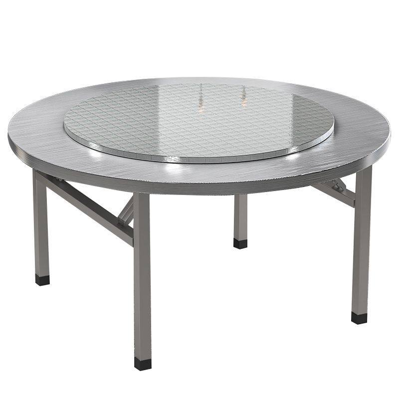 家用折叠桌大排档酒席圆桌餐桌304特厚全不锈钢户外转盘桌子吃饭,住宅家具,板木餐桌,淘宝优惠券,粉丝福利购,淘宝优惠卷