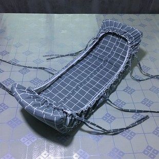 帆布高密度海绵坐垫套茶庄长条木凳子坐垫套学生凳子坐垫套松紧带