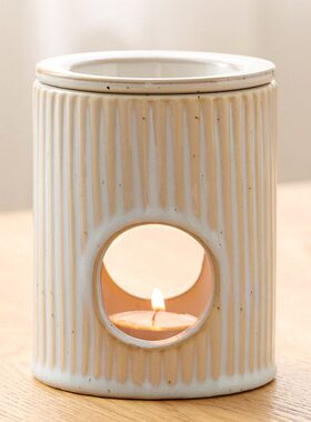 青司局 乱世佳人 复古做旧 古典温润   蜡烛陶瓷香薰炉 精油灯