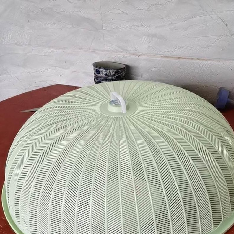 圆形塑料盖菜罩家用遮饭菜防尘苍蝇大号厨房台罩饭罩子