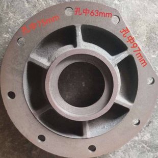 东方红200/230型旋耕机齿轮箱左大盖32012轴承油封盖缺边60*85*12