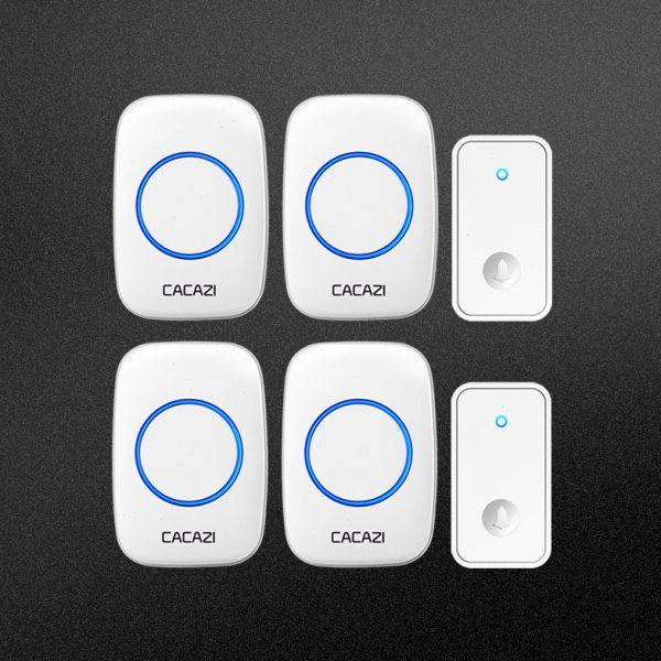 自发电无线电门铃二拖四家用门铃电子智能遥控防水呼叫器不用电池,电子/电工,楼宇对讲设备,淘宝优惠券,粉丝福利购,淘宝优惠卷