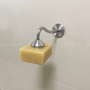 Q生活 创意磁吸肥皂架免打孔墙壁磁吸卫生间收纳洗手皂托皂盒