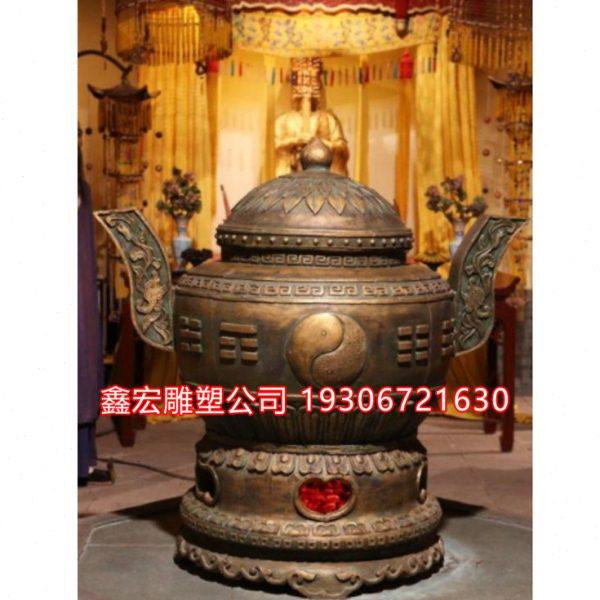 铸铜仿铜炼丹炉雕塑古代寺庙专业道具花园装饰品复古香炉鼎摆件,家居饰品,户外/庭院摆件,淘宝优惠券,粉丝福利购,淘宝优惠卷