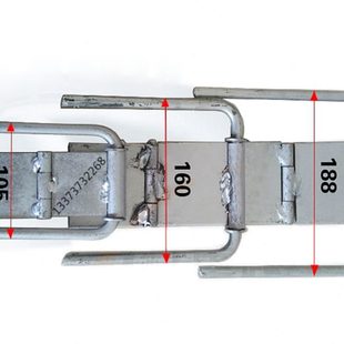 集电器架子 安全滑触线集电器支架 管式 滑触线集电器拨叉