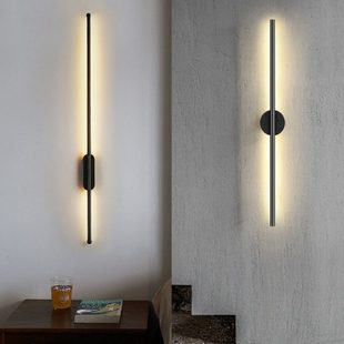 长条壁灯卧室床头灯客厅墙灯轻奢创意2024新款 饰极简壁灯 背景墙装