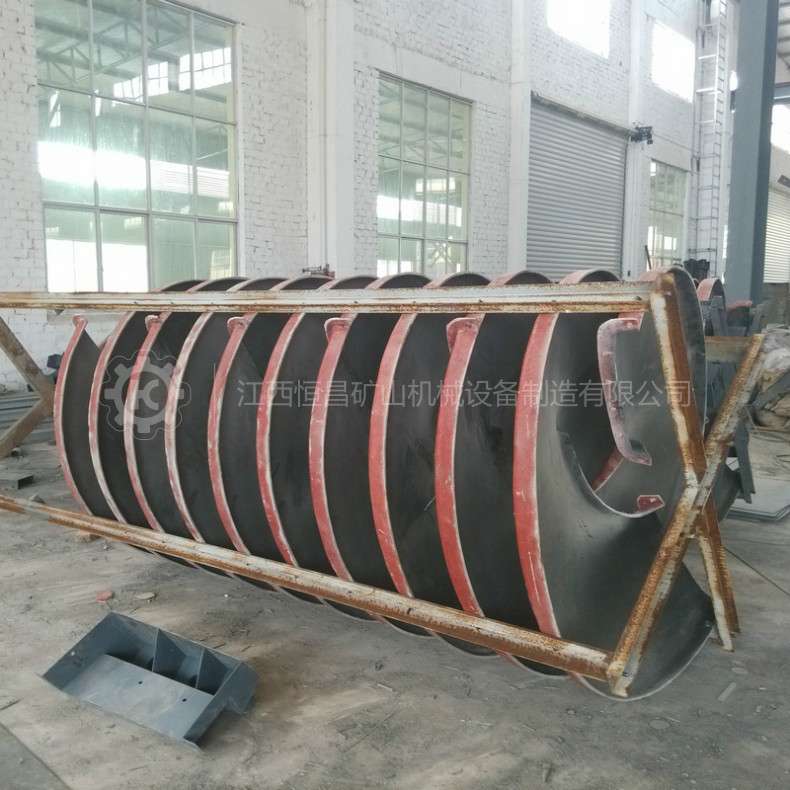 石城恒宏玻璃钢螺旋溜槽矿用BLL1200型加厚钨锡铬泥重选设备黄金