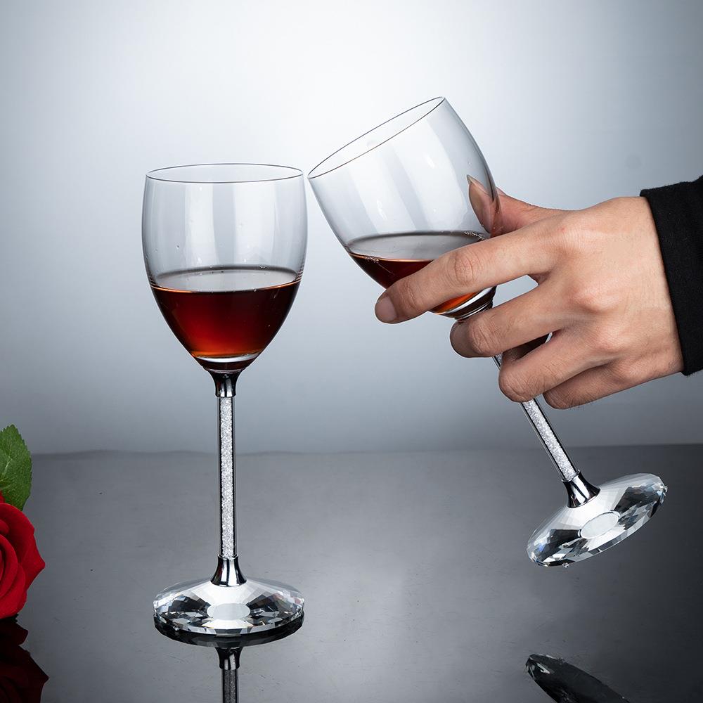 厂家红酒杯套装轻奢式高脚酒杯套装家用杯子高颜值婚宴玻璃杯