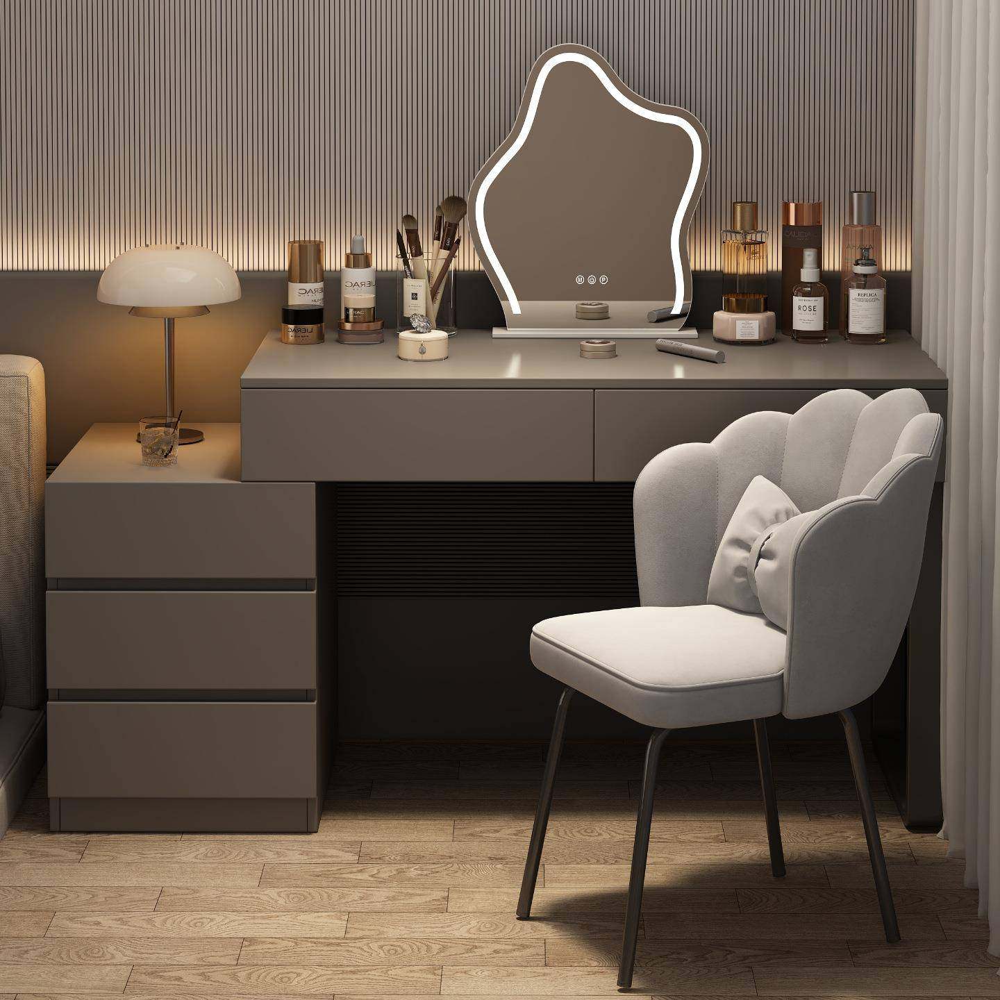 梳妆台卧室2025新款现代简约斗柜收纳柜一体意式主卧转角化妆桌子,3C数码配件,其它配件,淘宝优惠券,粉丝福利购,淘宝优惠卷